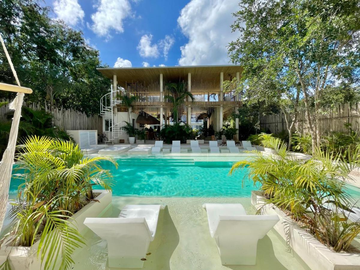 Beautiful Swim-Up Studio With Private Terrace, Pool And Jungle Gym Tulum Eksteriør bilde