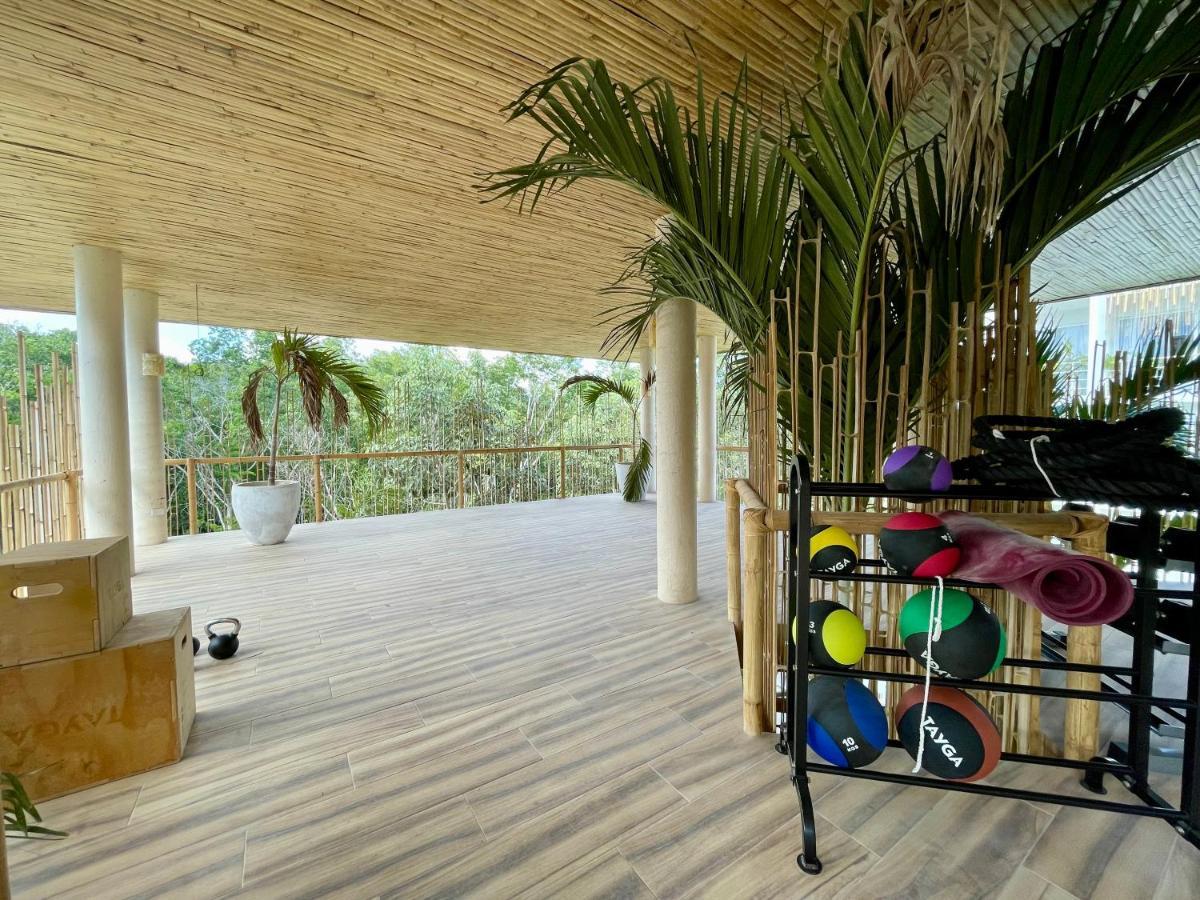 Beautiful Swim-Up Studio With Private Terrace, Pool And Jungle Gym Tulum Eksteriør bilde